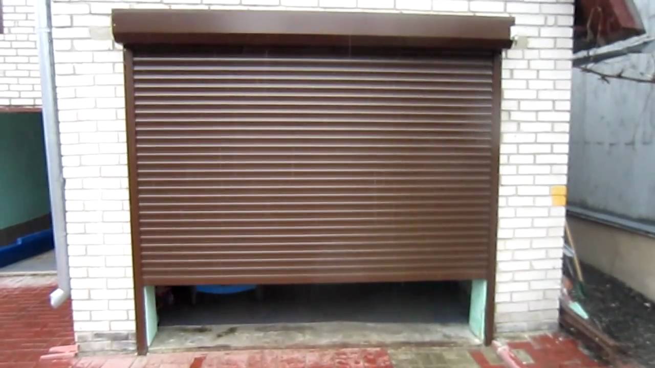 Как сделать роллетные ворота для гаража своими руками: установка и монтаж